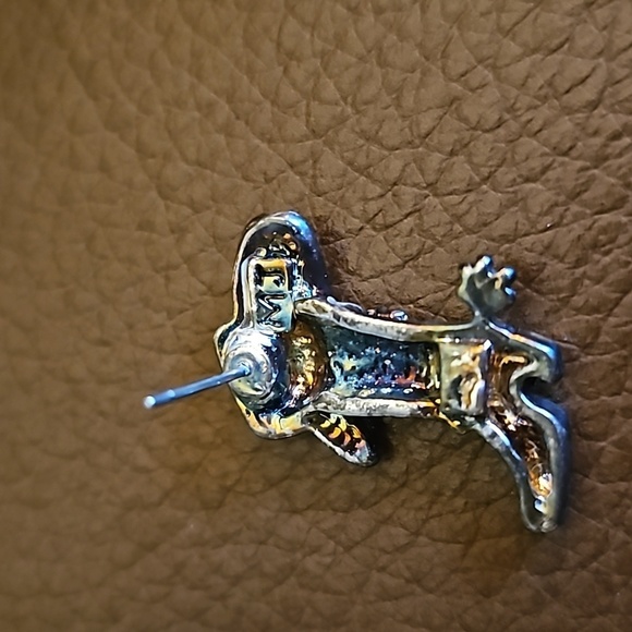 VTG MJ Western Cowgirl Rodeo Boot Spurs Hat Post Earrings Deadstock - Picture 3 of 5